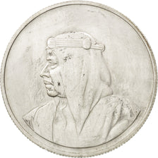 BAHRAIN, 500 Fils, 1968, KM #8, AU(55-58), Silver, 34.5, 18.19