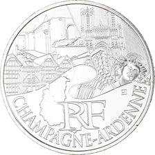 France, 10 Euro, 2011, Paris, Champagne-Ardenne, SPL, Argent, KM:1733