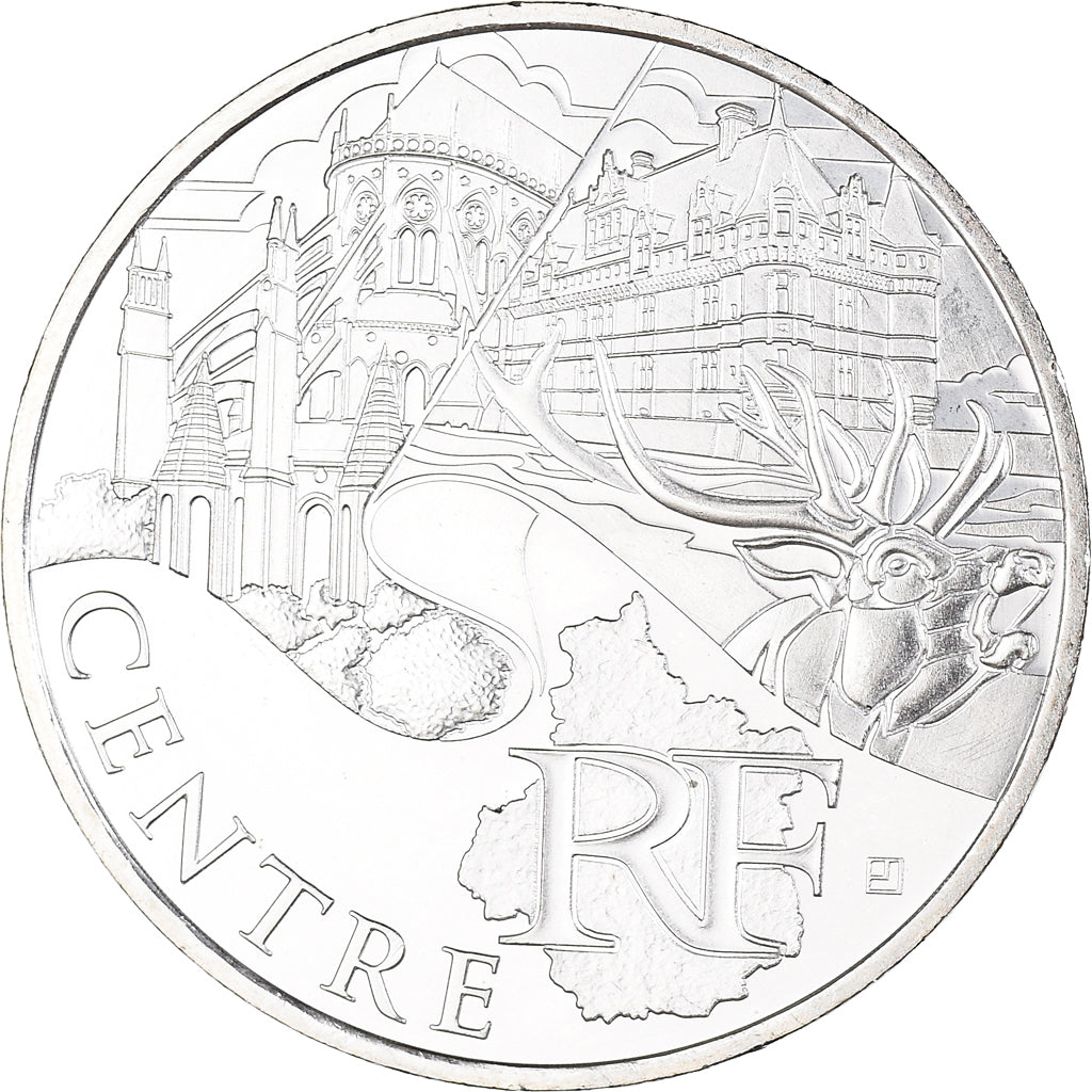 France, 10 Euro, 2011, Paris, Centre, MS(63), Silver, KM:1732