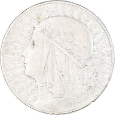 Coin, Poland, 5 Zlotych, 1933, Warsaw, EF(40-45), Silver, KM:21