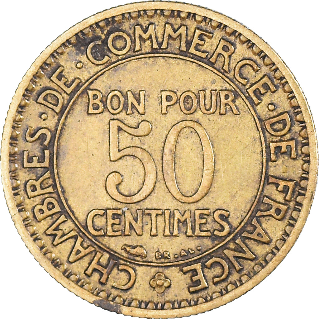 Coin, France, Chambre de commerce, 50 Centimes, 1928, EF(40-45)