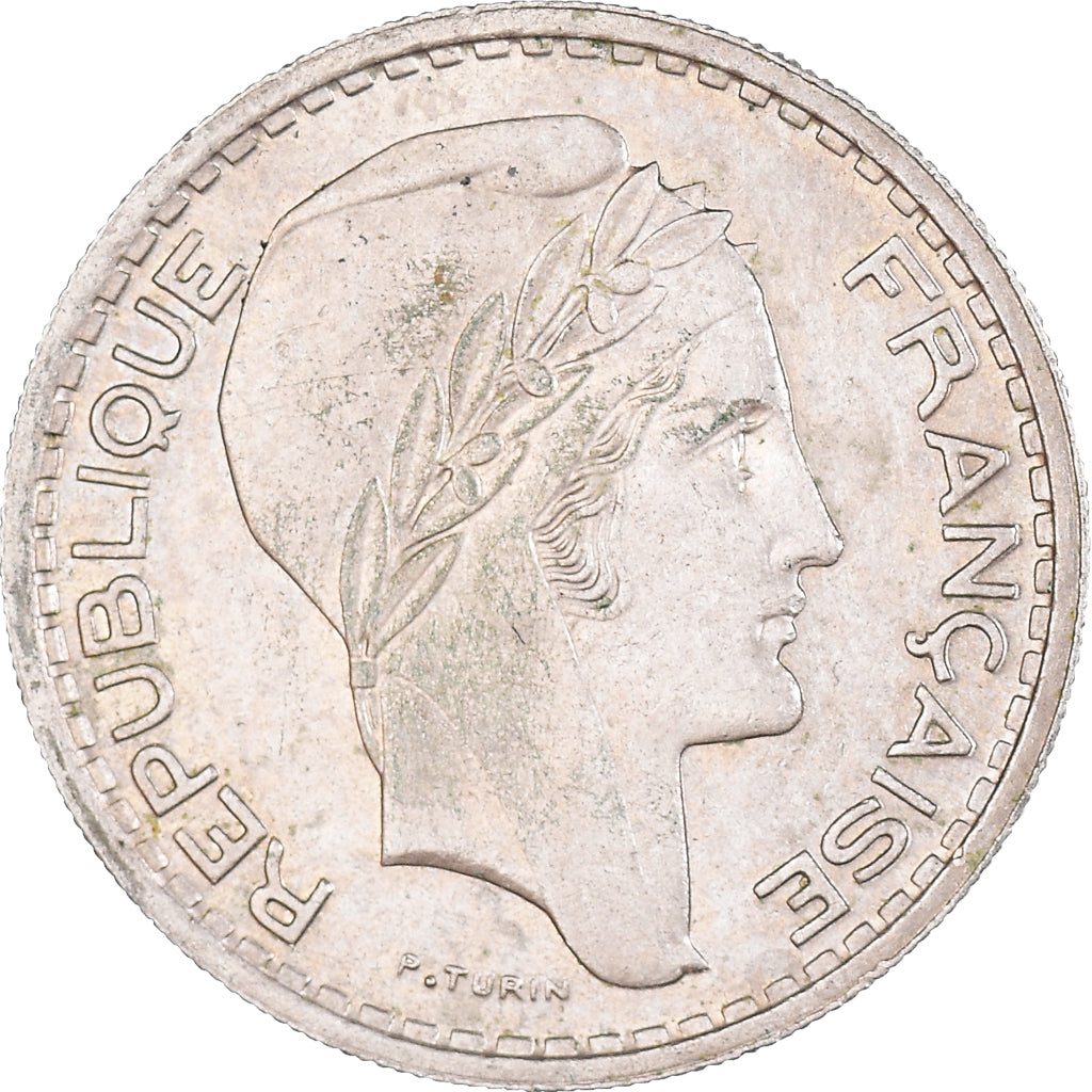 Munten, Frankrijk, Turin, 10 Francs, 1949, Paris, ZF+, Cupro-nikkel, KM:909.1