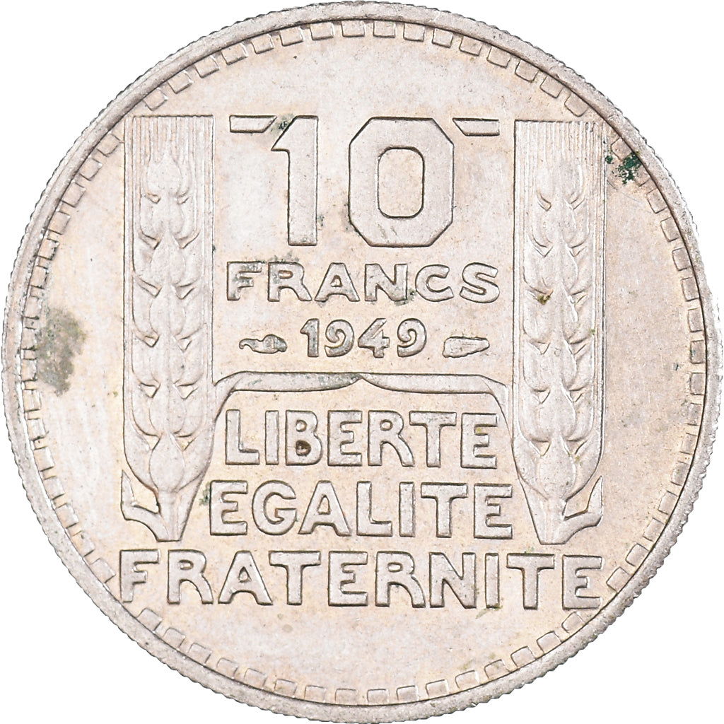 Munten, Frankrijk, Turin, 10 Francs, 1949, Paris, ZF+, Cupro-nikkel, KM:909.1