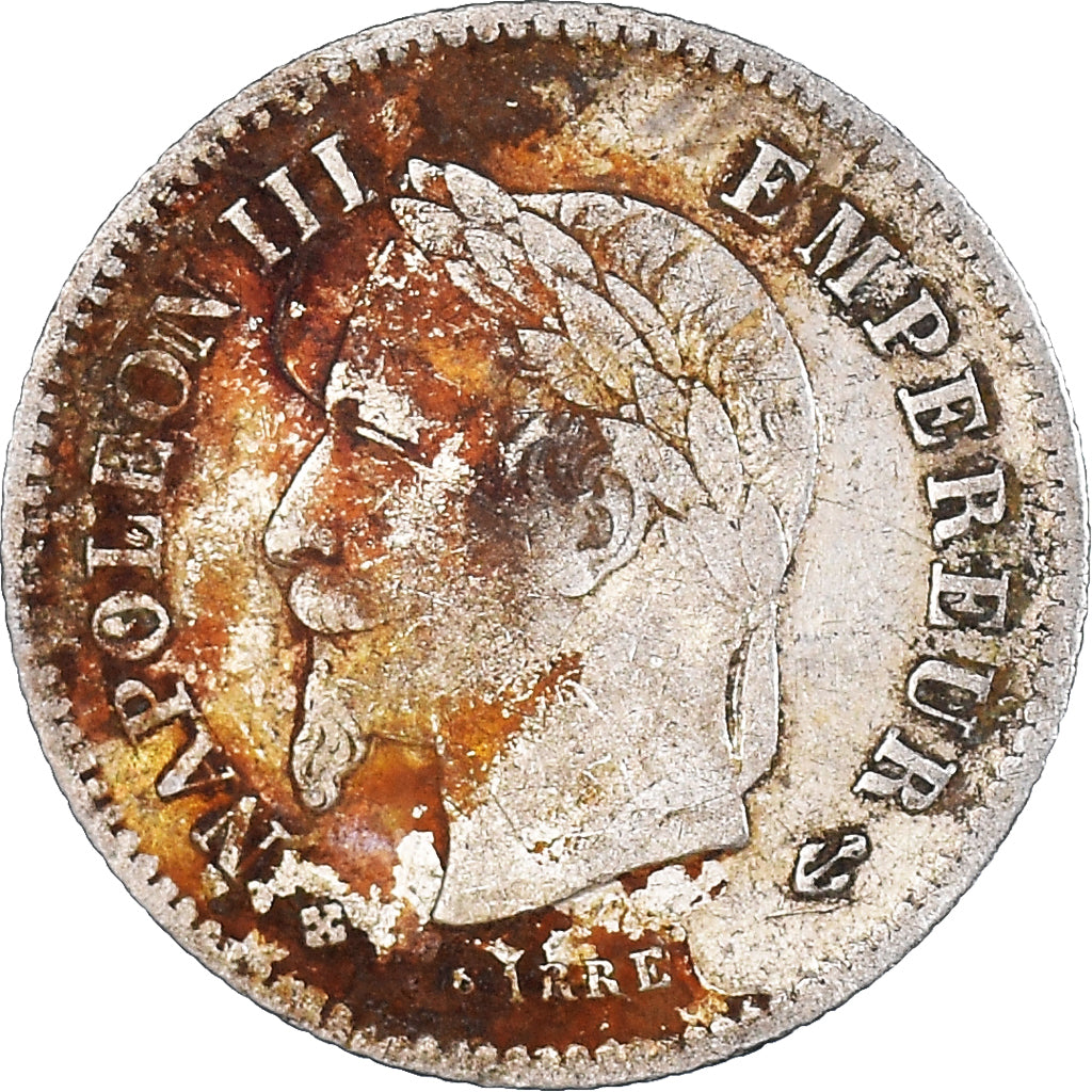Coin, France, Napoleon III, Napoléon III, 20 Centimes, 1867, Strasbourg
