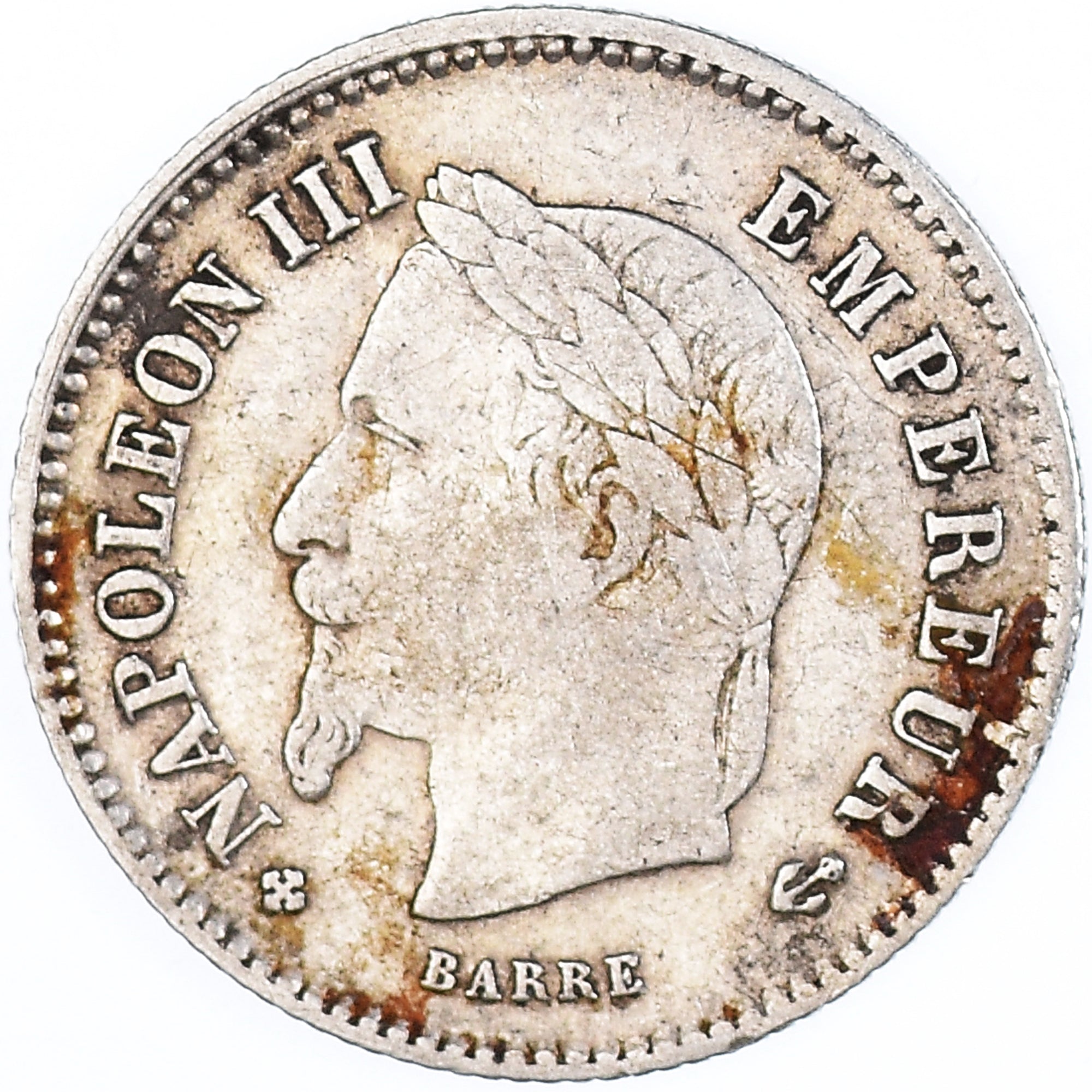 Coin, France, Napoleon III, Napoléon III, 20 Centimes, 1867, Strasbourg