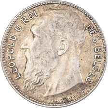 Coin, Belgium, Franc, 1909, EF(40-45), Silver, KM:56.1
