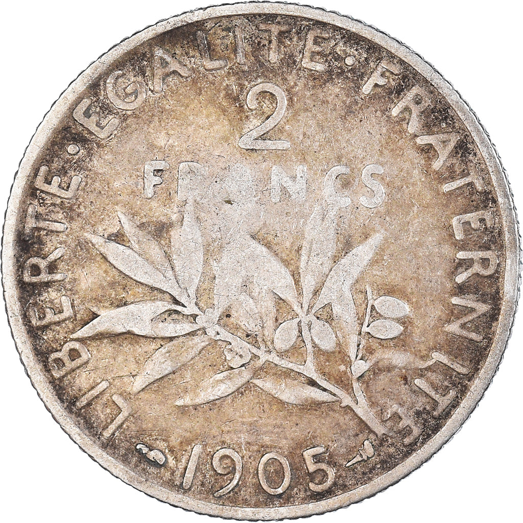 Coin, France, 2 Francs, 1905, Paris, VF(20-25), Silver, KM:878