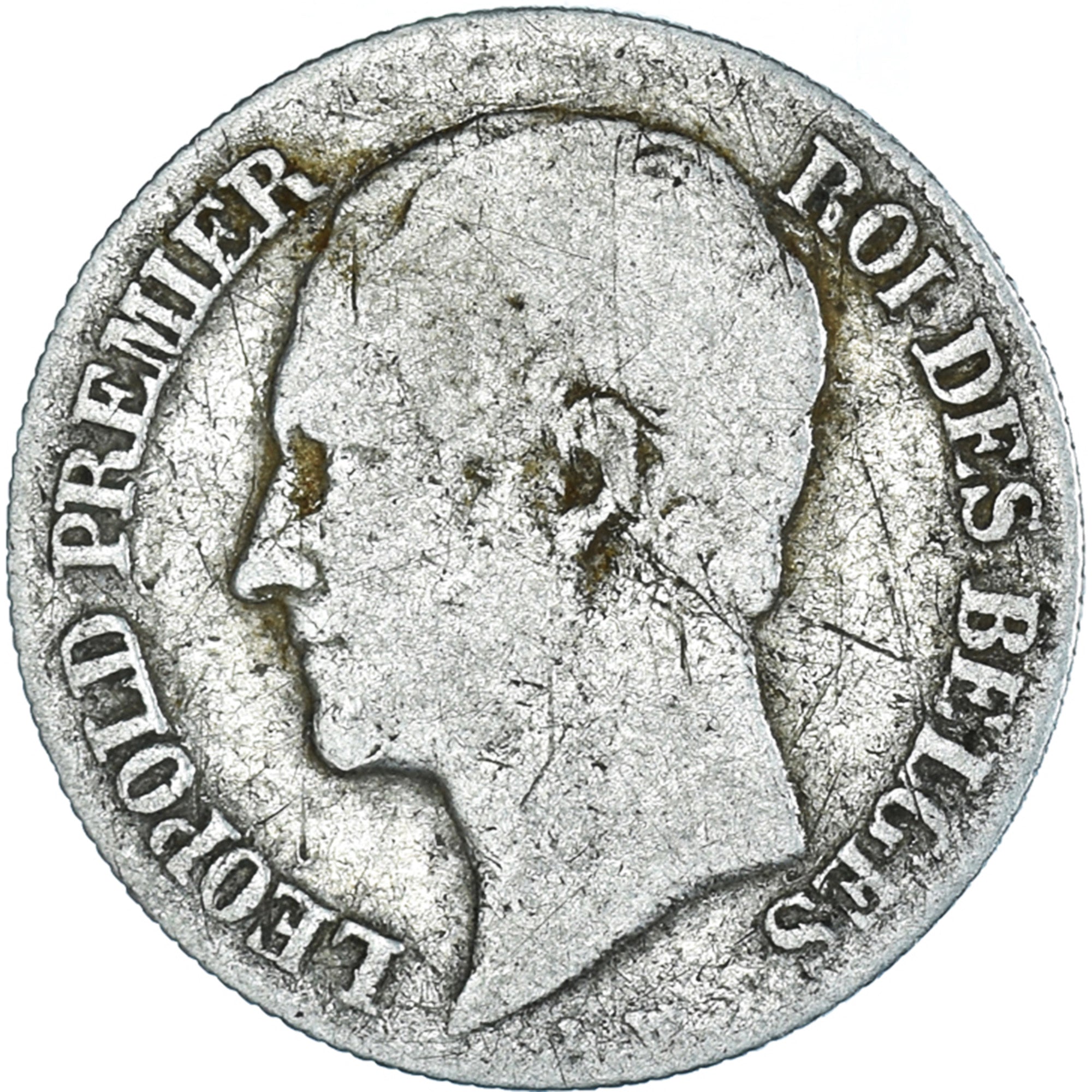 Coin, Belgium, Leopold I, 20 Centimes, 1853, VF(20-25), Silver, KM:19