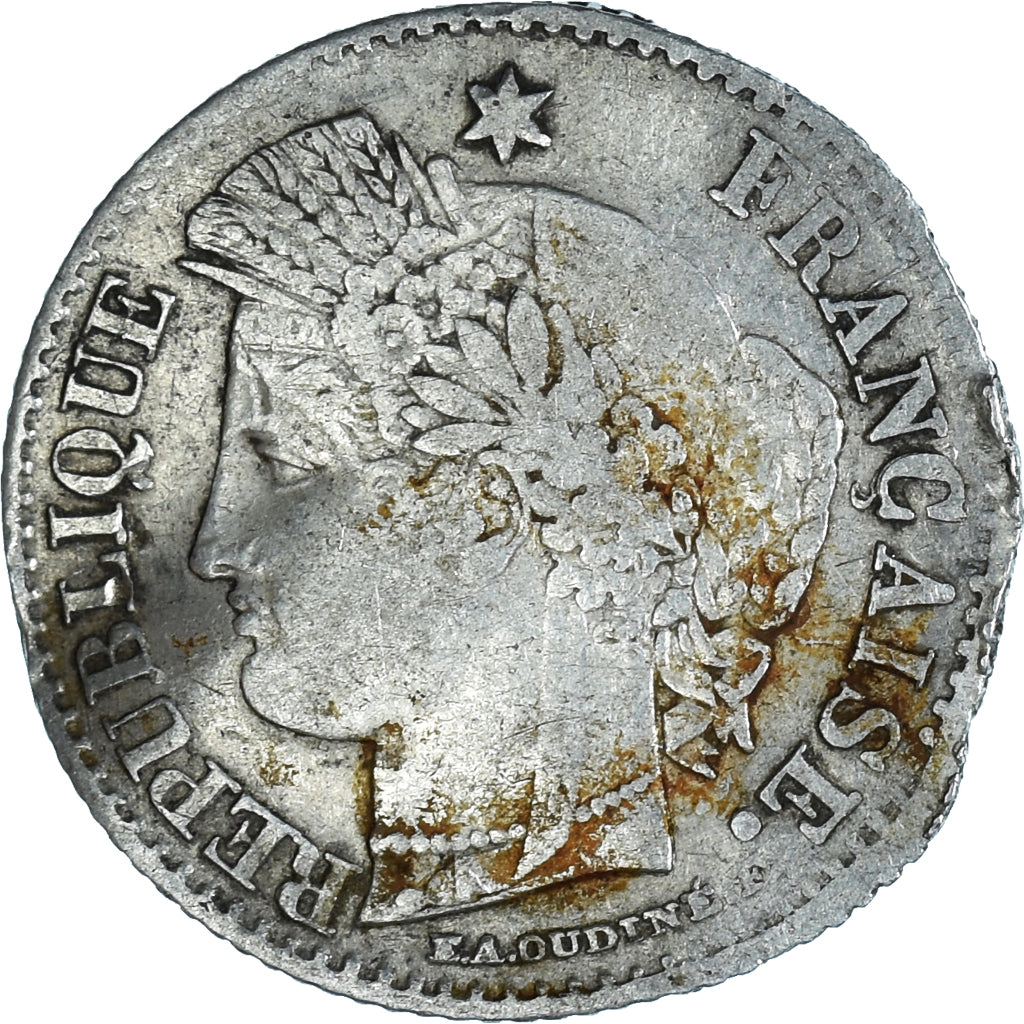 Coin, France, Cérès, 20 Centimes, 1850, Paris, VG(8-10), Silver, KM:758.1