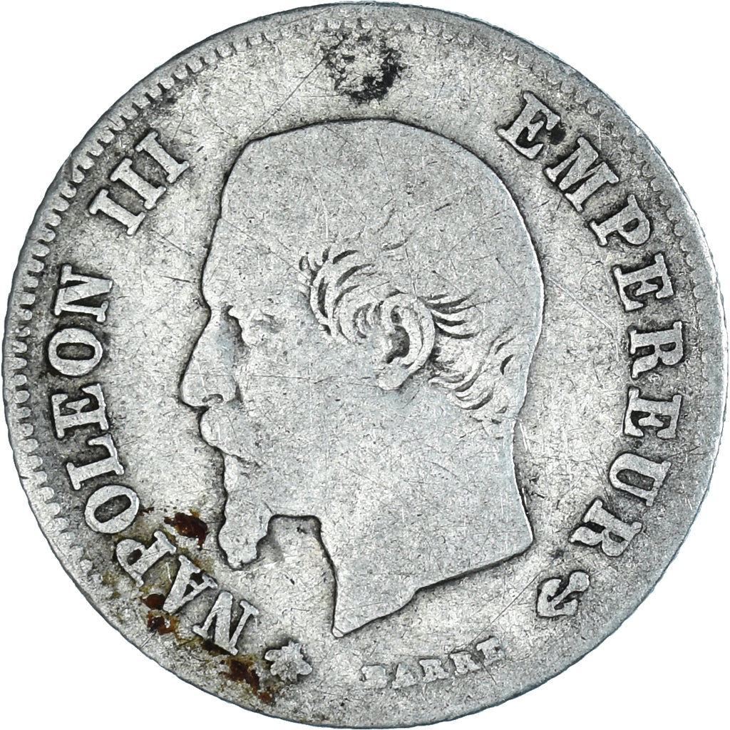 Monnaie, France, Napoleon III, Napoléon III, 20 Centimes, 1860, Strasbourg, TB