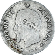 Monnaie, France, Napoleon III, Napoléon III, 20 Centimes, 1860, Strasbourg, TB