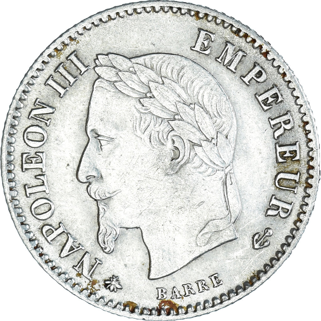 Munten, Frankrijk, Napoleon III, Napoléon III, 20 Centimes, 1867, Paris, ZF+