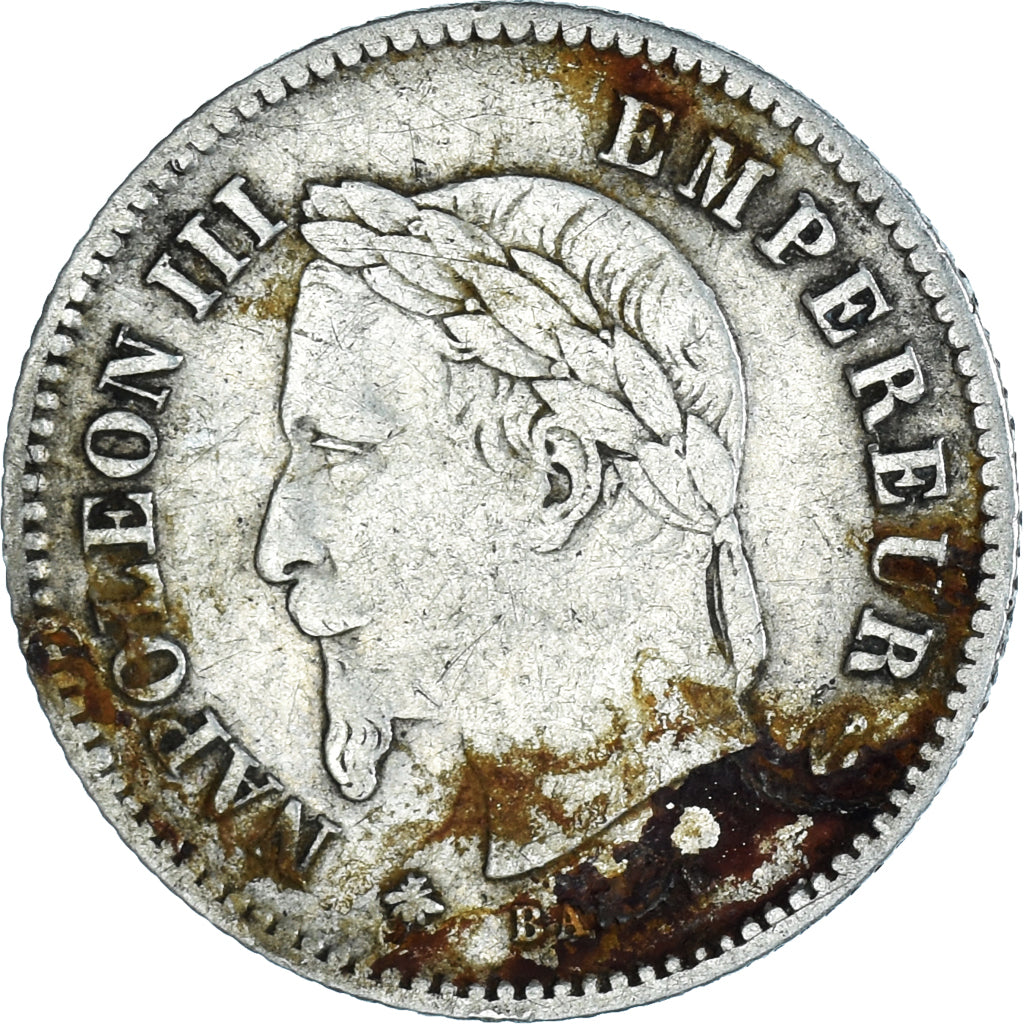 Munten, Frankrijk, Napoleon III, Napoléon III, 20 Centimes, 1867, Paris, FR+