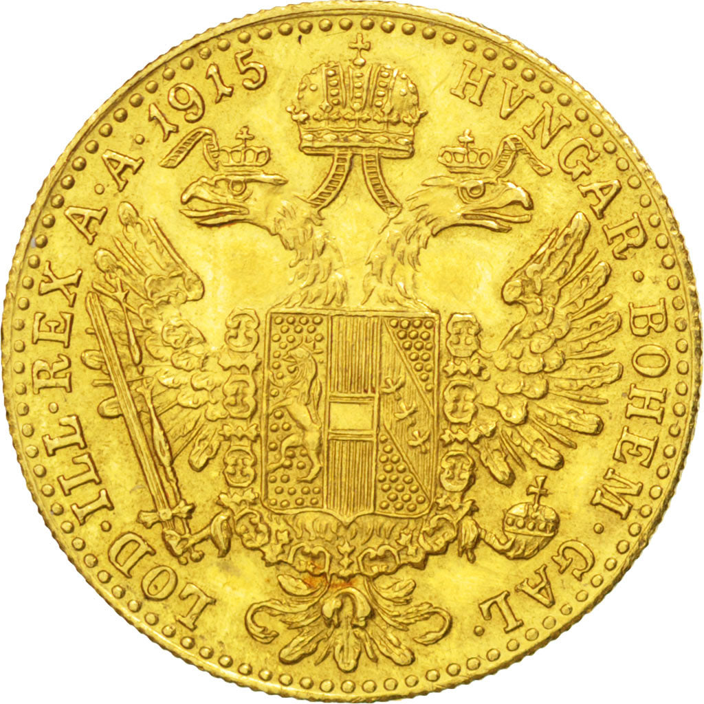 AUSTRIA, Ducat, 1915, Vienne, KM #2267, MS(63), Gold, 3.49