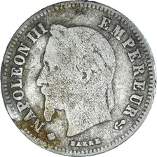 Coin, France, Napoleon III, Napoléon III, 20 Centimes, 1866, Strasbourg