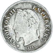 Coin, France, Napoleon III, Napoléon III, 20 Centimes, 1867, Paris, VF(20-25)
