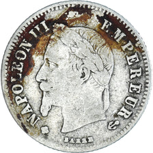 Coin, France, Napoleon III, Napoléon III, 20 Centimes, 1866, Strasbourg