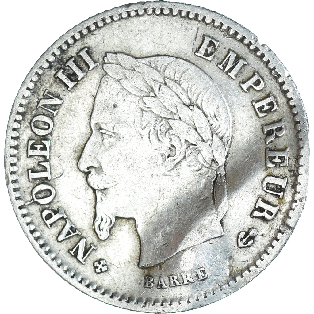 Coin, France, Napoleon III, Napoléon III, 20 Centimes, 1867, Strasbourg