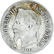 Coin, France, Napoleon III, Napoléon III, 20 Centimes, 1866, Strasbourg