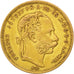 Ungheria, Franz Joseph I, 8 Forint 20 Francs, 1878, Kremnitz, BB, Oro, KM:455.1