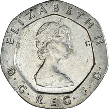 Moneda, Gran Bretaña, Elizabeth II, 20 Pence, 1983, MBC+, Cobre - níquel