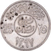 Moneda, Arabia Saudí, UNITED KINGDOMS, 25 Halala, 1/4 Riyal, 1972, MBC+, Cobre