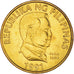 Moneta, Filipiny, 25 Sentimos, 1991, MS(63), Mosiądz, KM:241.2
