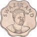 Moneta, Suazi, King Msawati III, 10 Cents, 2002, British Royal Mint, MS(64)