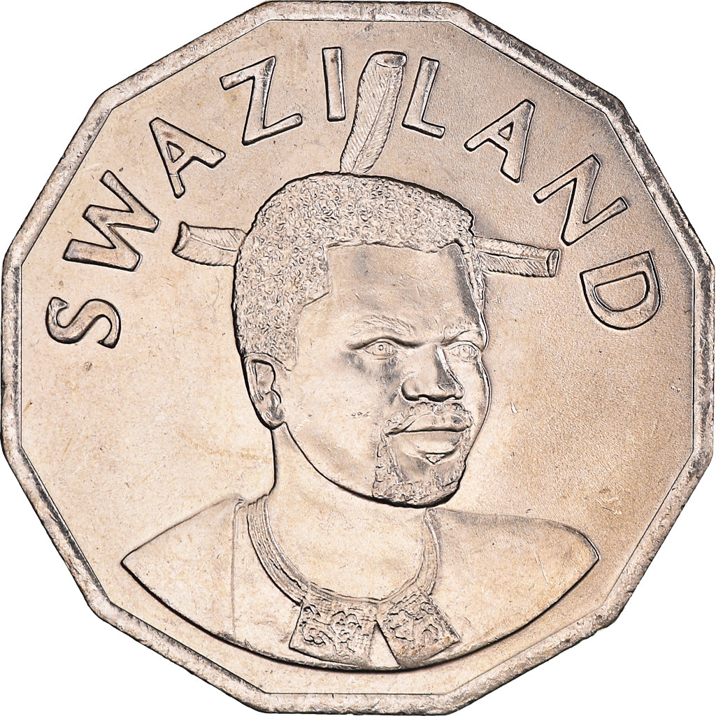 Monnaie, Eswatini, King Msawati III, 50 Cents, 1998, British Royal Mint, SPL+