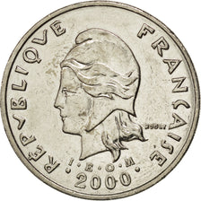 FRENCH POLYNESIA, 50 Francs, 2000, Paris, KM #13, AU(55-58), Nickel, 33,...