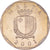 Münze, Malta, 50 Cents, 2001, UNZ, Kupfer-Nickel, KM:98