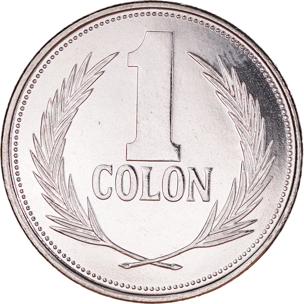Coin, El Salvador, Colon, 1993, MS(63), Nickel Clad Steel, KM:156b