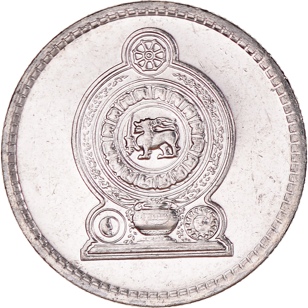 Coin, Sri Lanka, 25 Cents, 1996, MS(63), Nickel Clad Steel, KM:141a