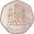 Moneda, Emiratos Árabes Unidos, 50 Fils, 1998, British Royal Mint, SC, Cobre -