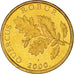 Coin, Croatia, 5 Lipa, 2000, Proof, MS(63), Brass plated steel, KM:15