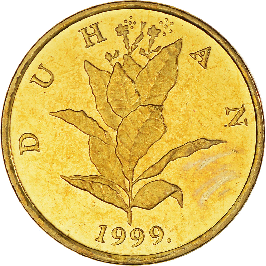 Coin, Croatia, 10 Lipa, 1999, MS(63), Brass plated steel, KM:6