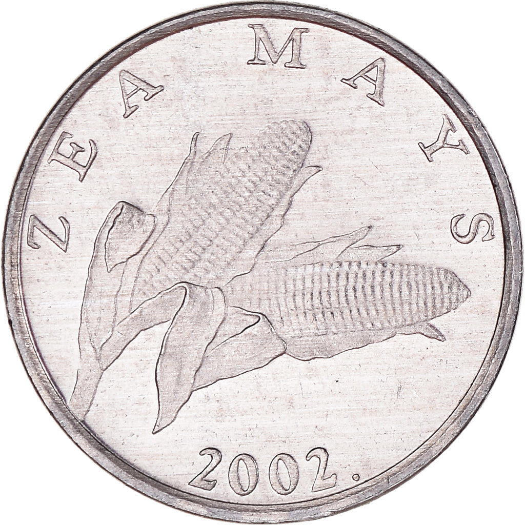 Coin, Croatia, Lipa, 2002, MS(63), Aluminum, KM:12