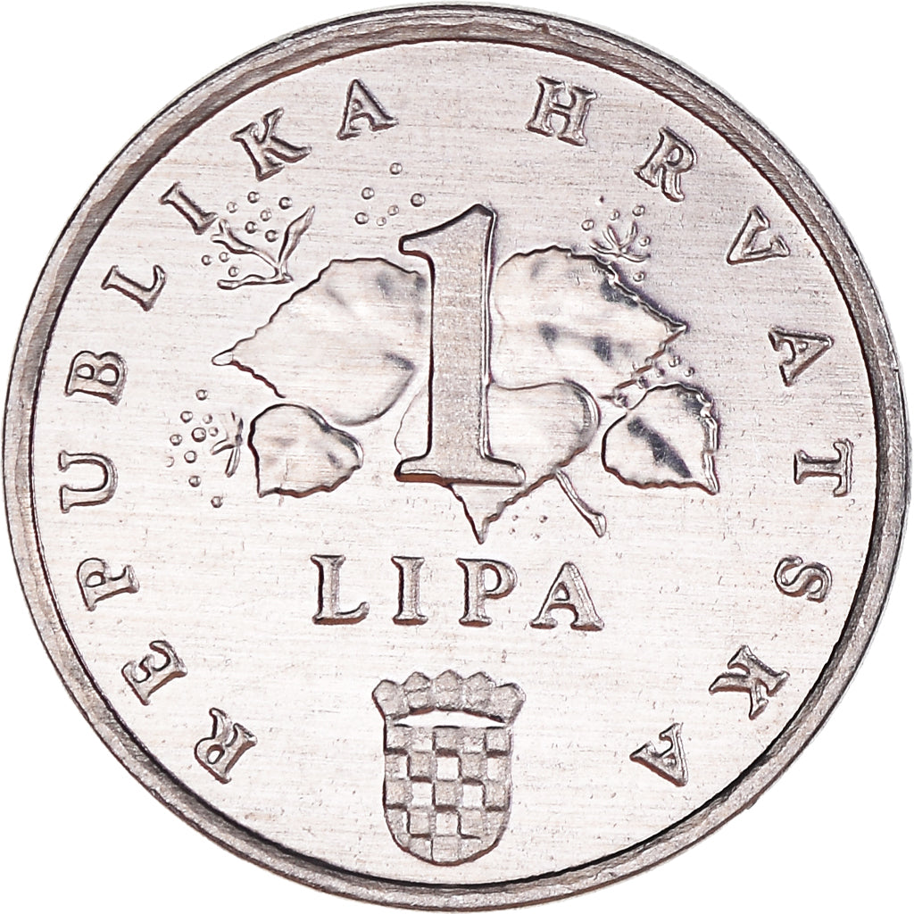 Coin, Croatia, Lipa, 2002, MS(63), Aluminum, KM:12