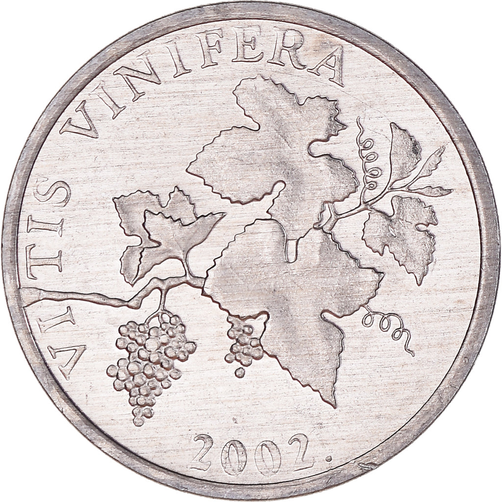 Coin, Croatia, 2 Lipe, 2002, MS(63), Aluminum, KM:14