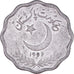 Moneda, Pakistán, 10 Paisa, 1992, SC, Aluminio, KM:53