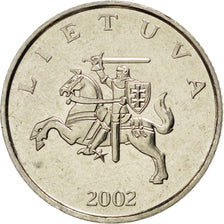 LITHUANIA, Litas, 2002, KM #111, MS(63), Copper-Nickel, 22.3, 6.20