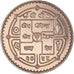 Coin, Nepal, SHAH DYNASTY, Birendra Bir Bikram, 10 Rupee, 1997, MS(64)