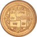 Coin, Nepal, SHAH DYNASTY, Birendra Bir Bikram, Rupee, MS(64), Brass, KM:1073a