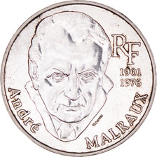 Coin, France, André Malraux, 100 Francs, 1997, EF(40-45), Silver, KM:1188
