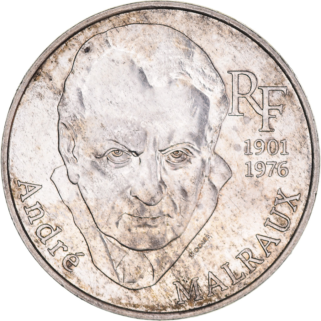 Münze, Frankreich, André Malraux, 100 Francs, 1997, SS, Silber, KM:1188