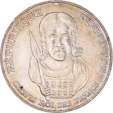 Coin, France, Clovis, 100 Francs, 1996, AU(50-53), Silver, KM:1180, Gadoury:953