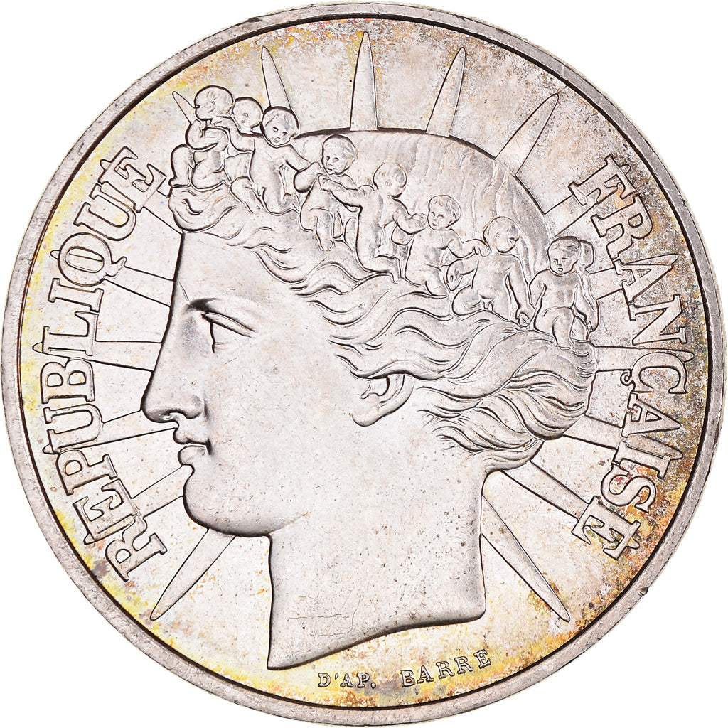 Monnaie, France, Fraternité, 100 Francs, 1988, SUP, Argent, Gadoury:903, KM:966