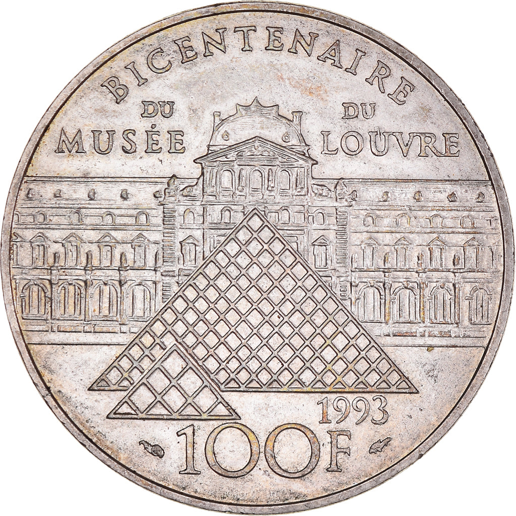 Coin, France, Liberté guidant le peuple, 100 Francs, 1993, AU(50-53), Silver