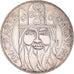 Münze, Frankreich, Charlemagne, 100 Francs, 1990, SS+, Silber, KM:982