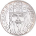 Coin, France, Charlemagne, 100 Francs, 1990, AU(55-58), Silver, KM:982